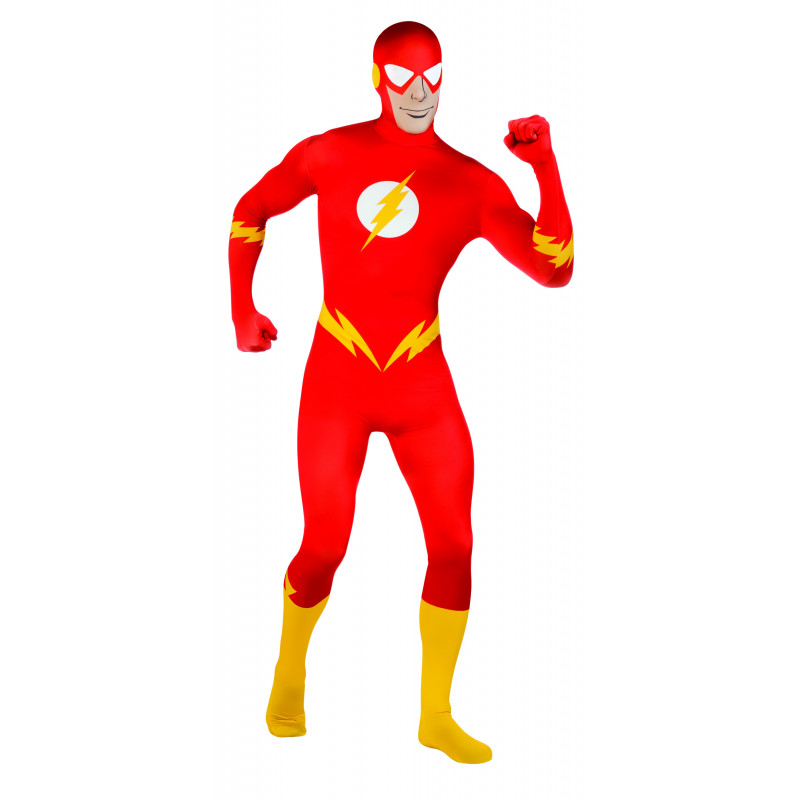 Disfraz Flash Cómic Segunda Piel para Adulto | Online