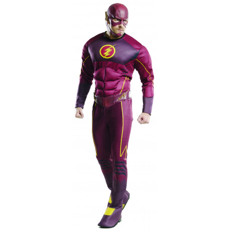 Disfraz de The Flash Musculoso Premium para Hombre