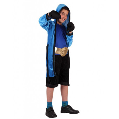 Disfraz de Boxeador Azul