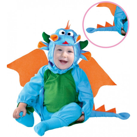 Disfraz de Dragón Azul para Niño