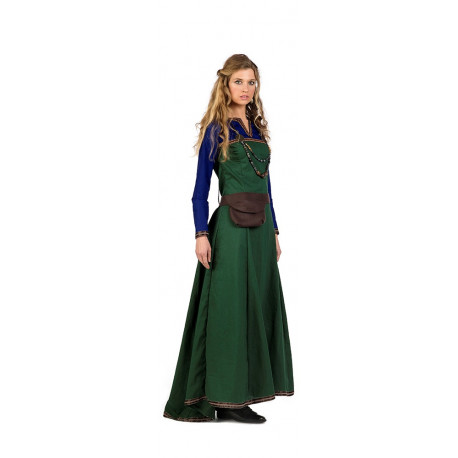 juego amplitud diccionario Vestido de Doncella Medieval Verde de Mujer | Comprar Online