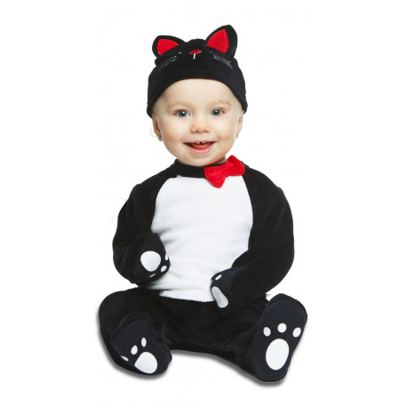 Disfraz de Gatito Negro para Bebé