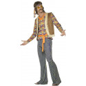 Disfraz de Hippie con Chaleco para Hombre