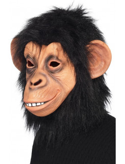 Máscara de Chimpancé con Pelo
