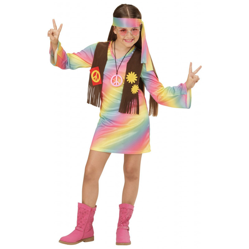 Disfraz de Hippie Multicolor para | Online