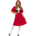 Disfraz de Caperucita Roja Largo para Mujer