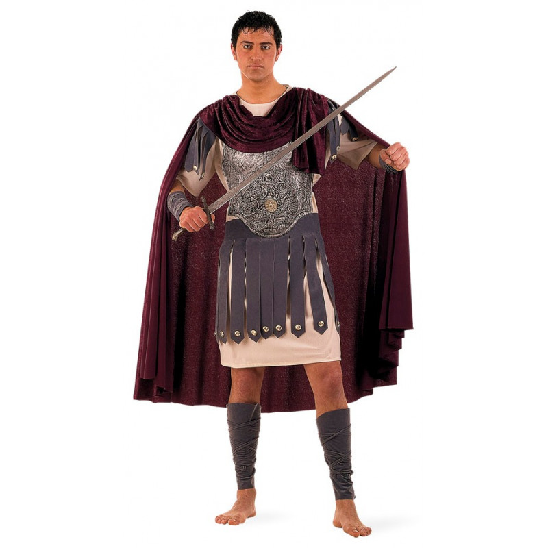 Velo División Inconveniencia Disfraz de Emperador Romano para Hombre con Capa Roja