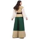 Vestido de Campesina Medieval Verde