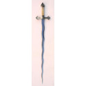 Espada Masona Plateada con Puño en Nácar