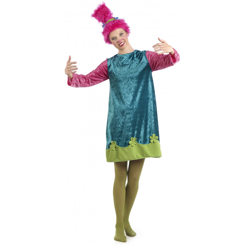 A merced de Ver insectos Cambiarse de ropa Disfraz de Troll Poppy para Mujer | Comprar Online
