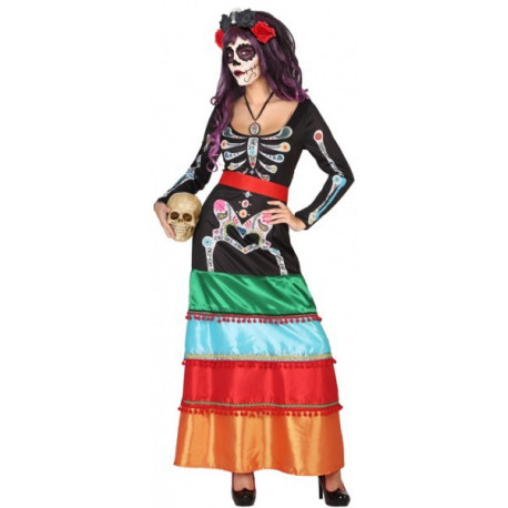 Disfraz Día de los Muertos Mexicano para Mujer