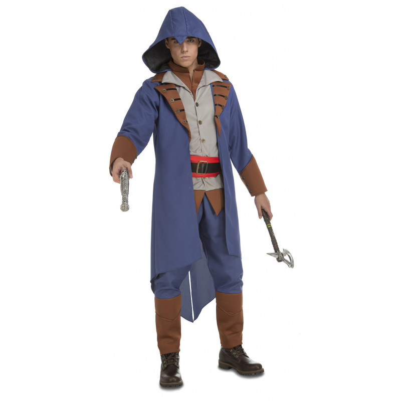 teléfono Propuesta uno Disfraz de Assassin's Creed Azul para Hombre | Comprar Online