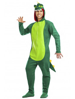 Disfraz de Dragón Verde para Adulto