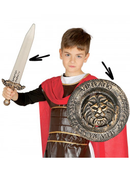 Espada y Escudo Romanos para Niños