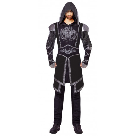 Disfraz de Asesino Medieval Oscuro para Hombre