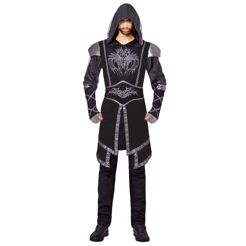 Mercurio Condicional Puntuación Disfraz de Asesino Medieval Oscuro para Hombre | Comprar