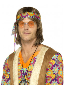 Gafas Redondas de Hippie Naranjas