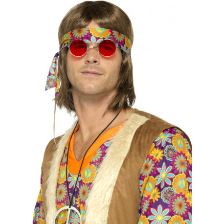 Gafas Redondas de Hippie Rojas