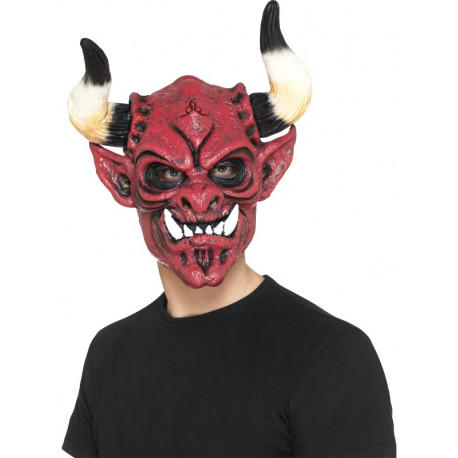 Máscara de Demonio con Cuernos