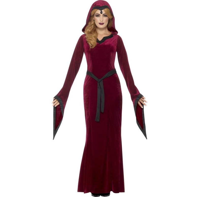 selva perder empezar Disfraz de Vampiresa Medieval Rojo Granate| Comprar Online