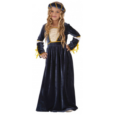 Disfraz de Julieta Medieval para Niña