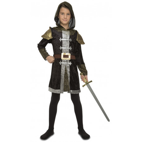Disfraz de Caballero Medieval Oscuro para Niño