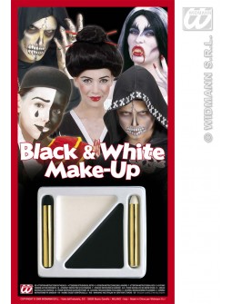 Maquillaje y pintura - Blanco y Negro