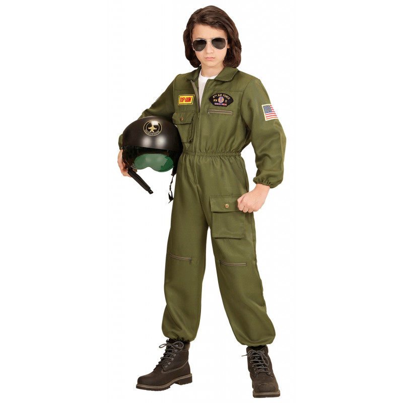 Integración Transitorio Dependiente Disfraz de Piloto de Combate para Niño | Comprar Online