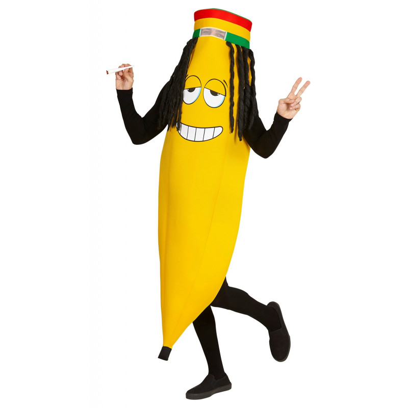 toda la vida Destrucción Derivar Disfraz de Plátano Rastafari para Adulto | Comprar Online