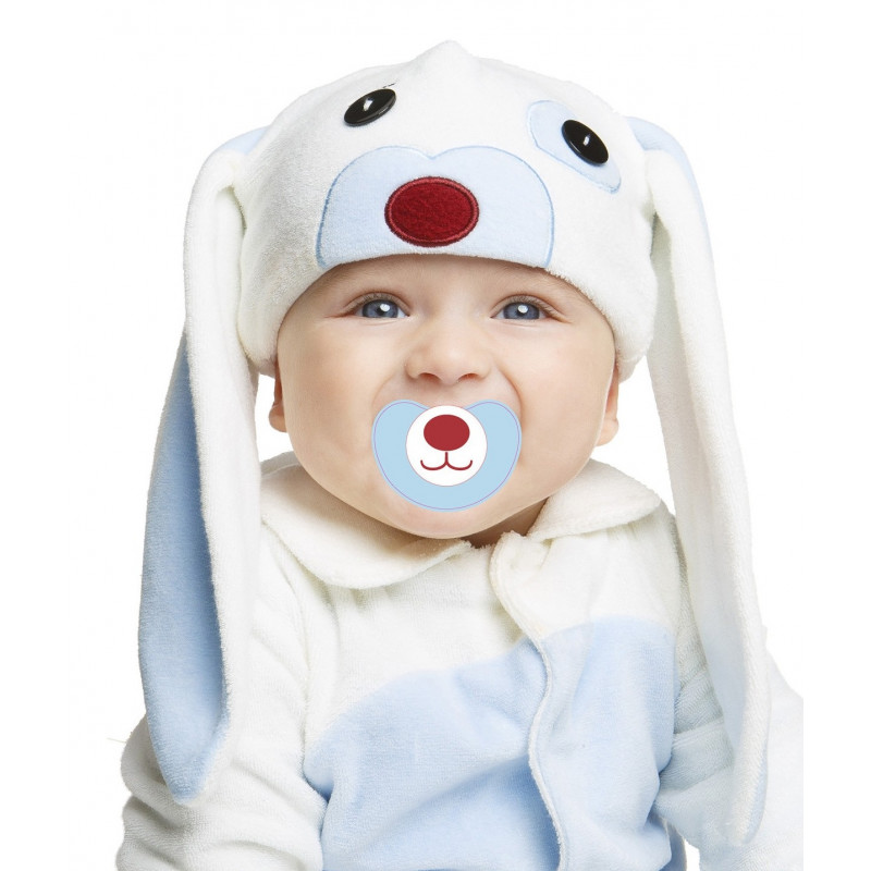 Disfraz Talla 0 A 6 Meses Para Bebé Conejo Azul Halloween