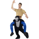 Disfraz de Gorila con Explorador a Hombros
