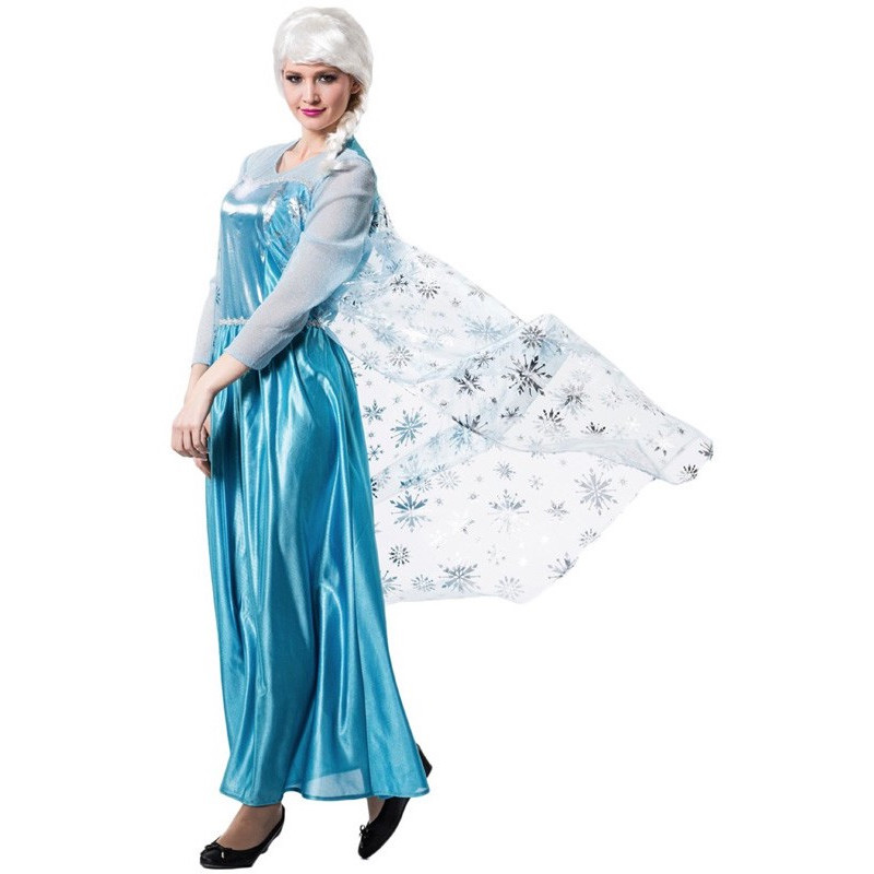 Apellido roble Ocho Disfraz de Elsa para Adulto | Comprar Online
