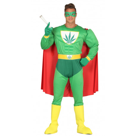 Disfraz de Superhéroe Marihuana para Adulto