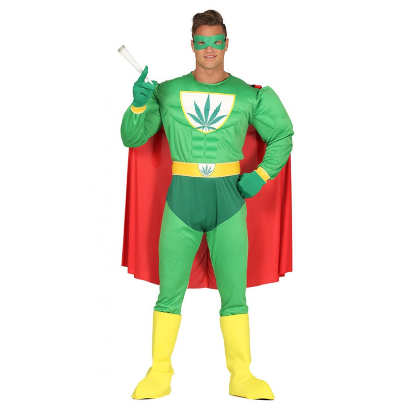 peligroso Potencial Moviente Disfraz de Superhéroe Marihuana para Adulto | Comprar Online
