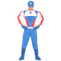 Disfraz de Capitán América Musculoso para Adulto