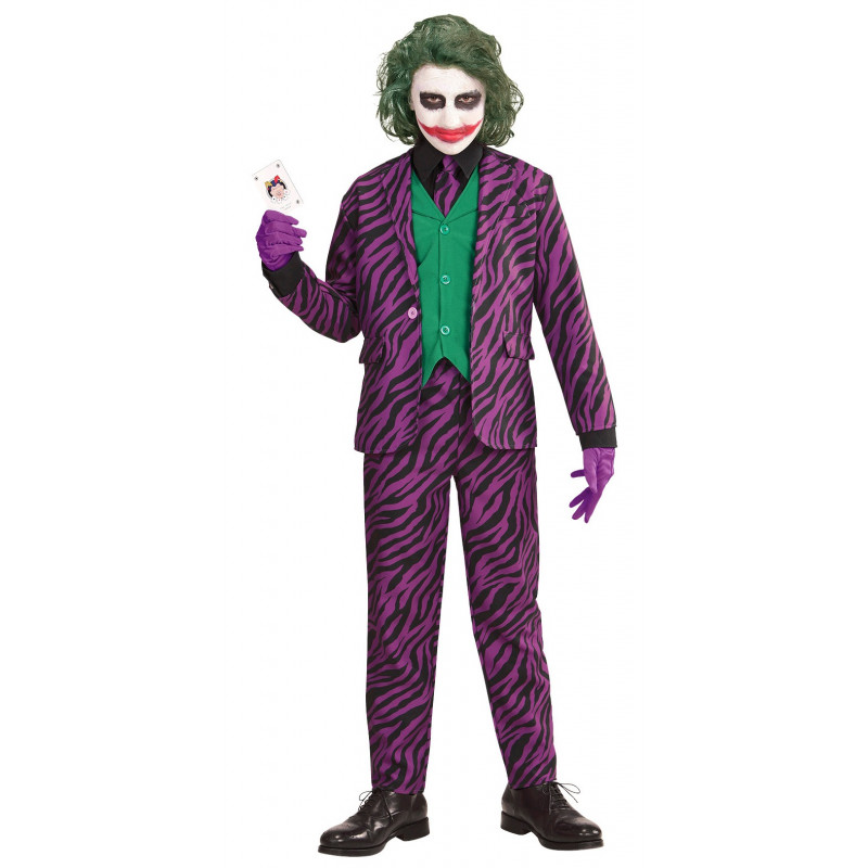 partido Democrático tambor raíz Disfraz de Joker Aterrador con Traje de Cebra para Niño | Comprar