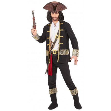 Disfraz Pirata Negro para Hombre
