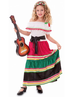 Disfraz de Mexicana Tradicional para Niña