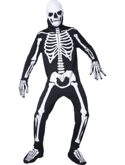 Disfraz de Esqueleto Fluorescente para Adulto