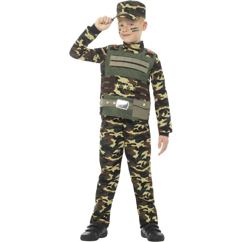 pelota Cha micro Disfraz de Comando Militar para Niño | Comprar Online