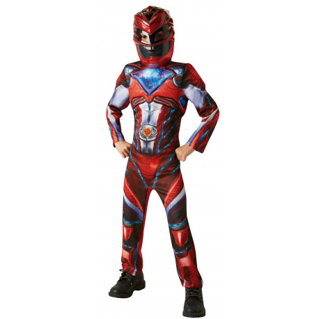 Disfraz de Power Ranger Rojo Musculoso 2017 para Niño