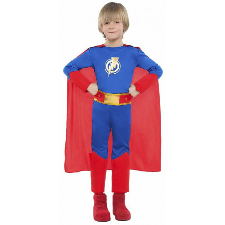 Disfraz de Superhéroe Azul y Rojo para Niño