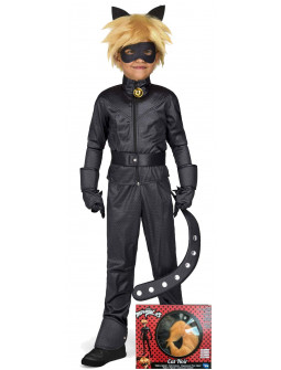 Disfraz de Cat Noir para Niño con Accesorios