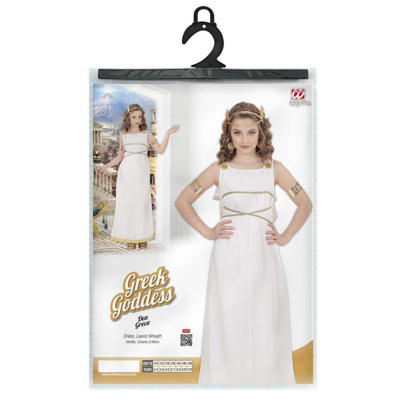 guía Normalización llave inglesa Disfraz de Diosa Griega para Niña | Comprar Disfraces Online
