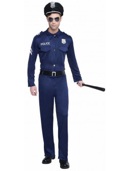 Disfraz de Policía Americano para Hombre
