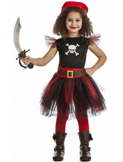 Disfraz de Pirata con Tutú para Niña