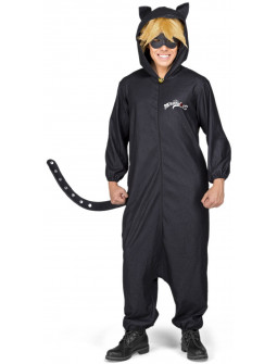 Disfraz de Cat Noir Pijama para Adulto