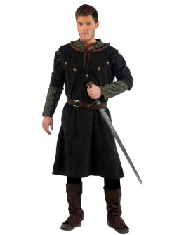 Disfraz de Caballero Medieval Negro para Hombre