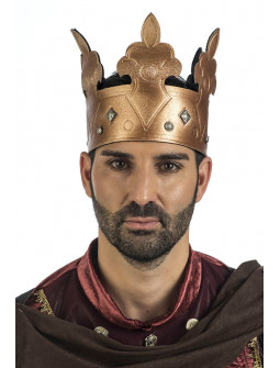 Corona de Rey del Medieval con Pedrería