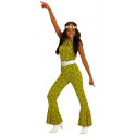 Disfraz Disco Años 70 Verde Pistacho para Mujer
